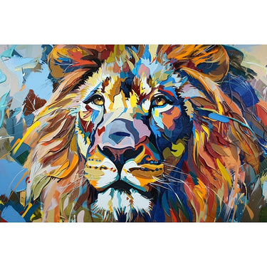 Lion Abstract Canvas